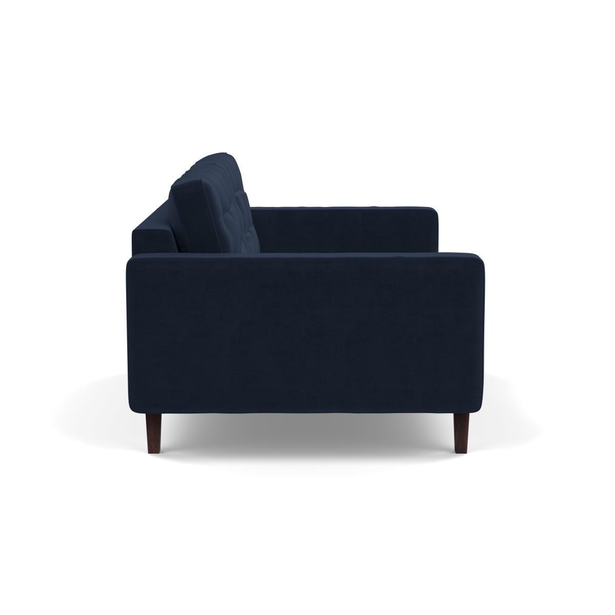 Heal's Hepburn 2 Seater Liena Leather White 634 Walnut - Heal's UK Furniture – image 3