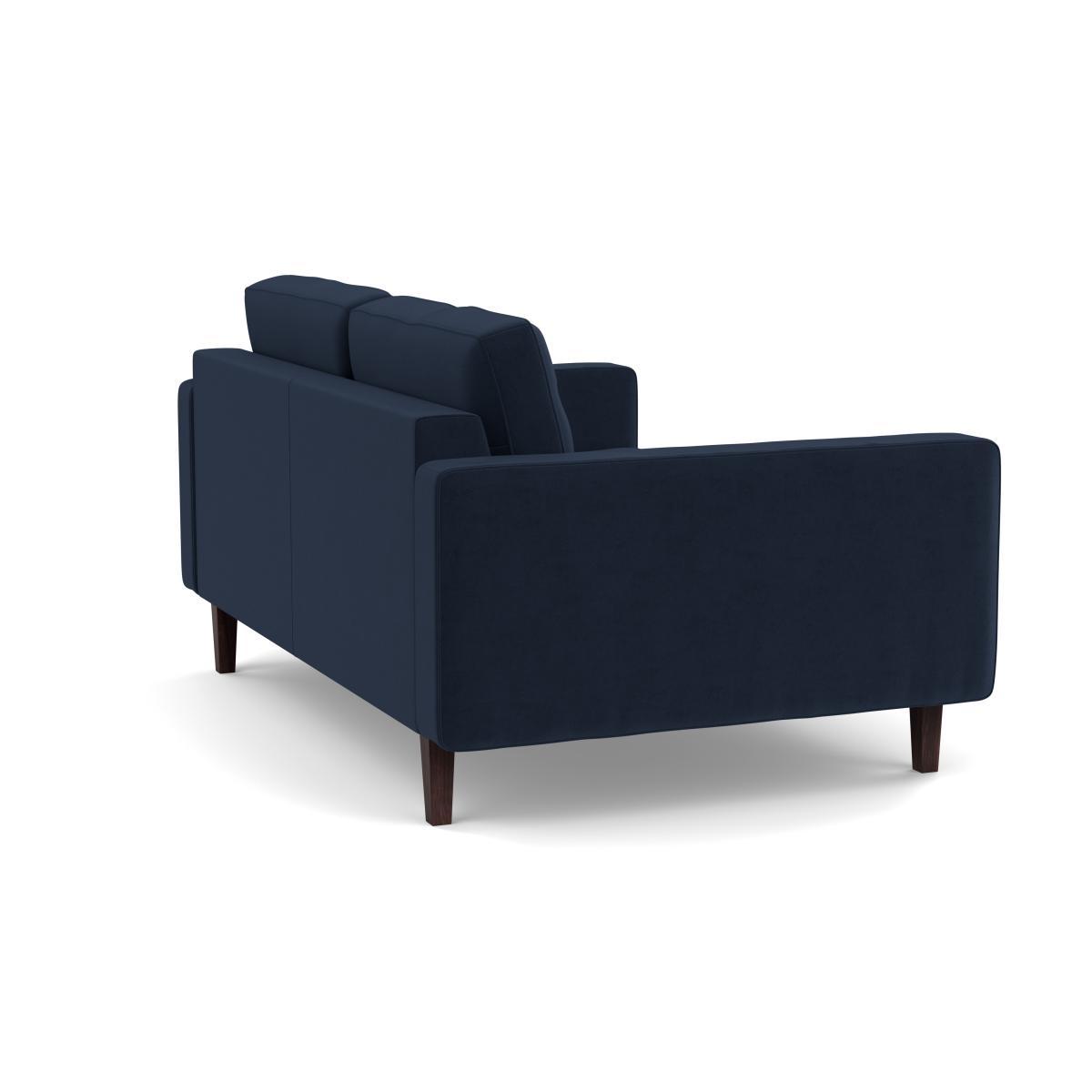Heal's Hepburn 2 Seater Liena Leather White 634 Walnut - Heal's UK Furniture – image 4