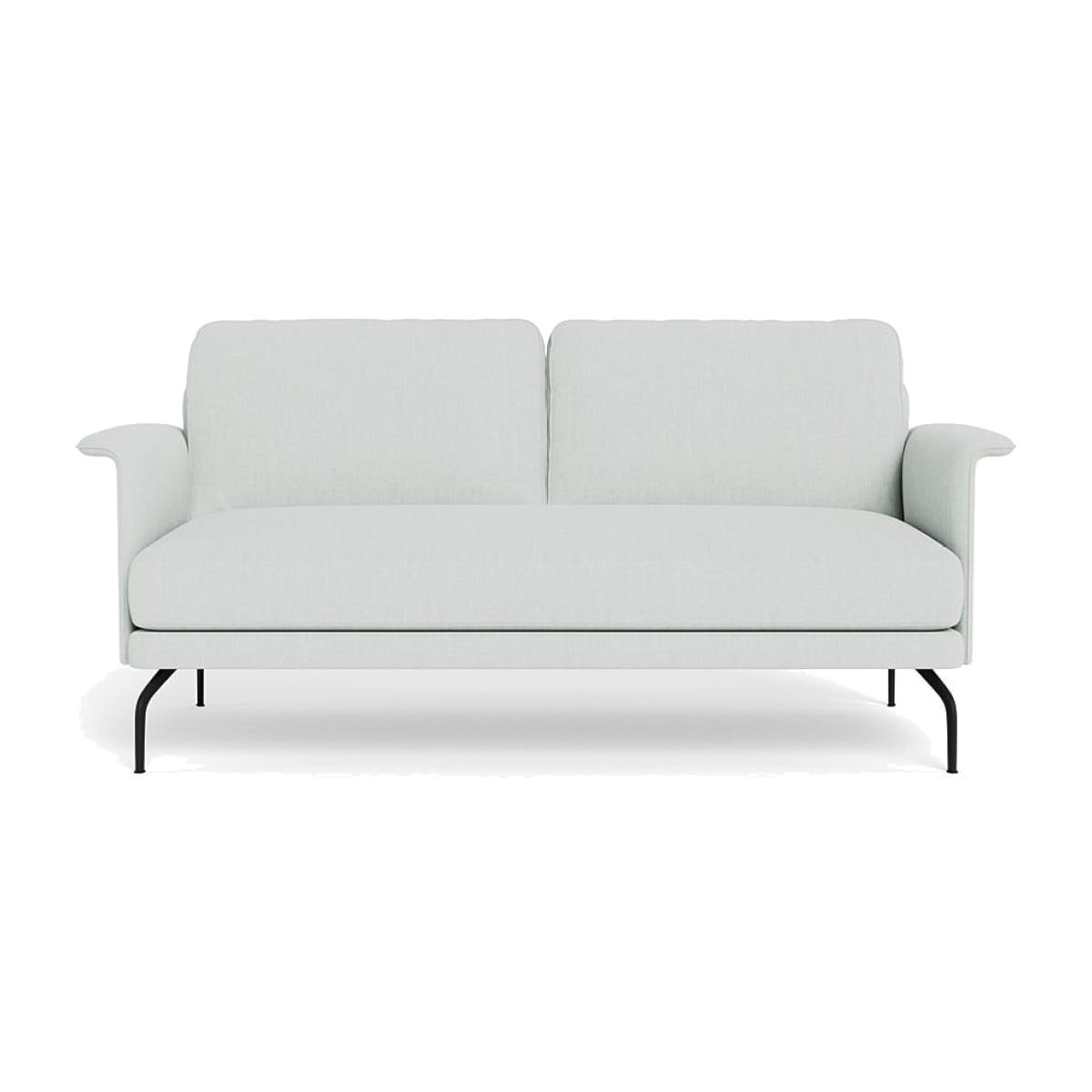 Heal's Iver 2 Seater Sofa Broad Weave Tin Black Feet – image 1