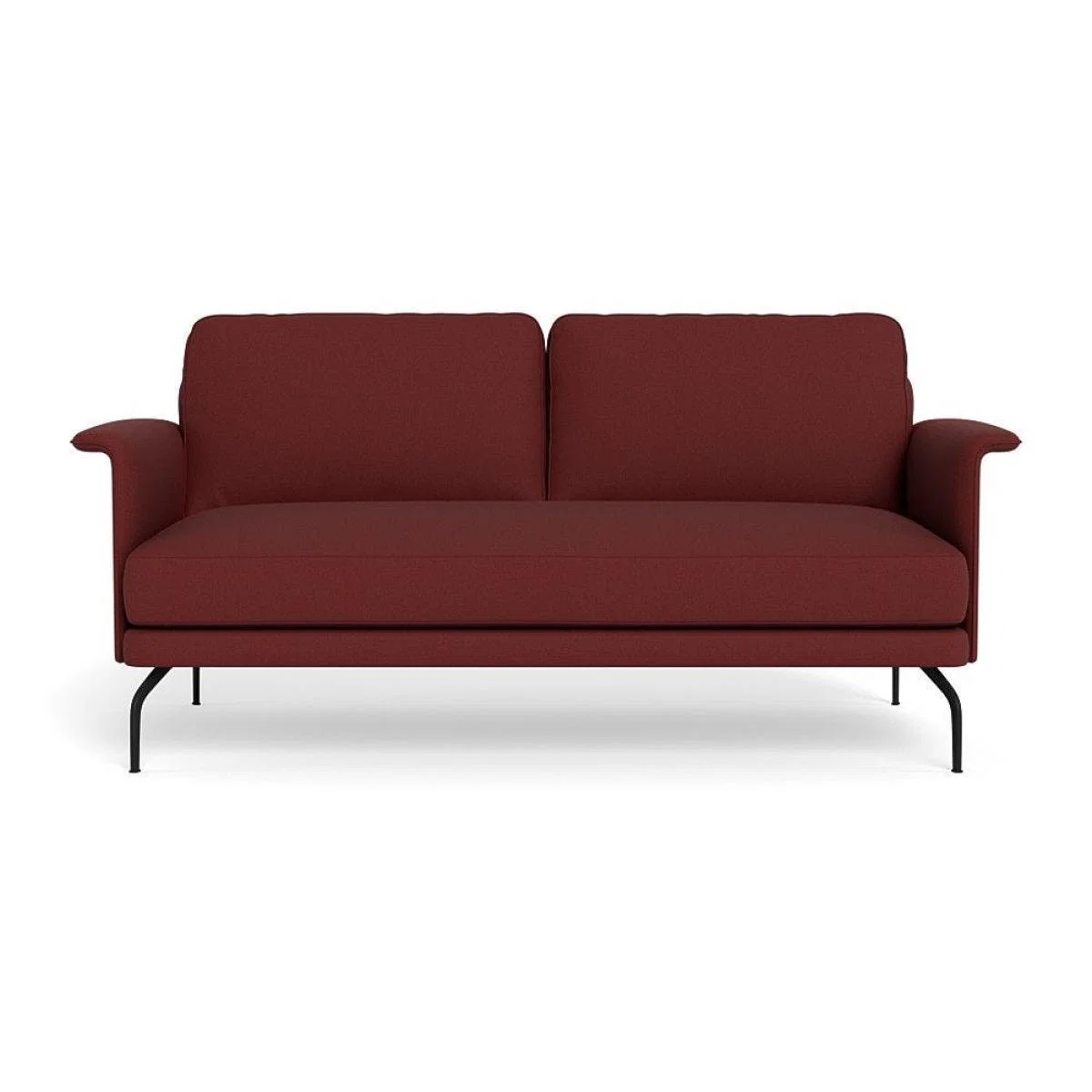 Heal's Iver 2 Seater Sofa Linen Dark Grey Black Feet – image 22