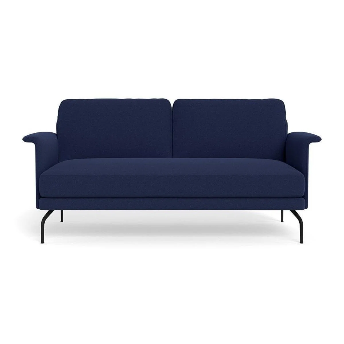 Heal's Iver 2 Seater Sofa Linen Dark Grey Black Feet – image 28
