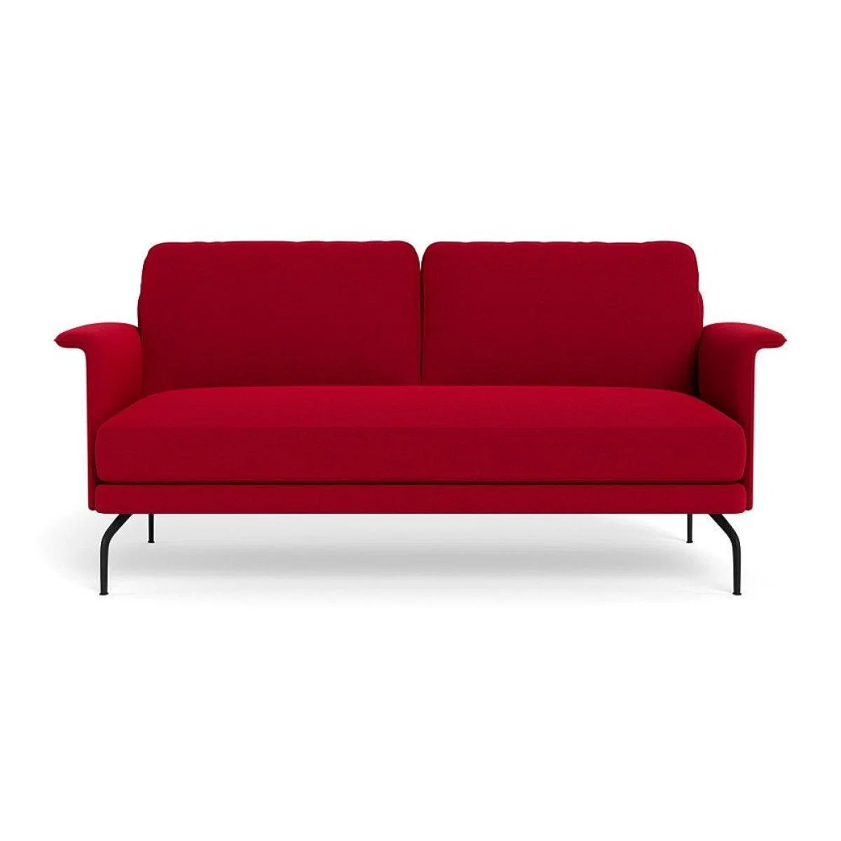 Heal's Iver 2 Seater Sofa Linen Dark Grey Black Feet – image 38