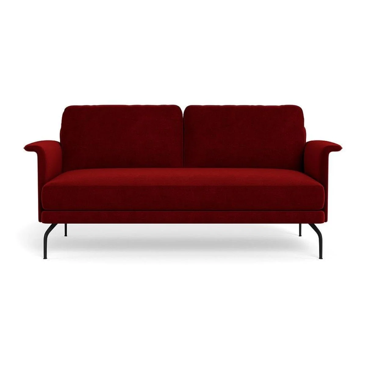 Heal's Iver 2 Seater Sofa Linen Dark Grey Black Feet – image 55