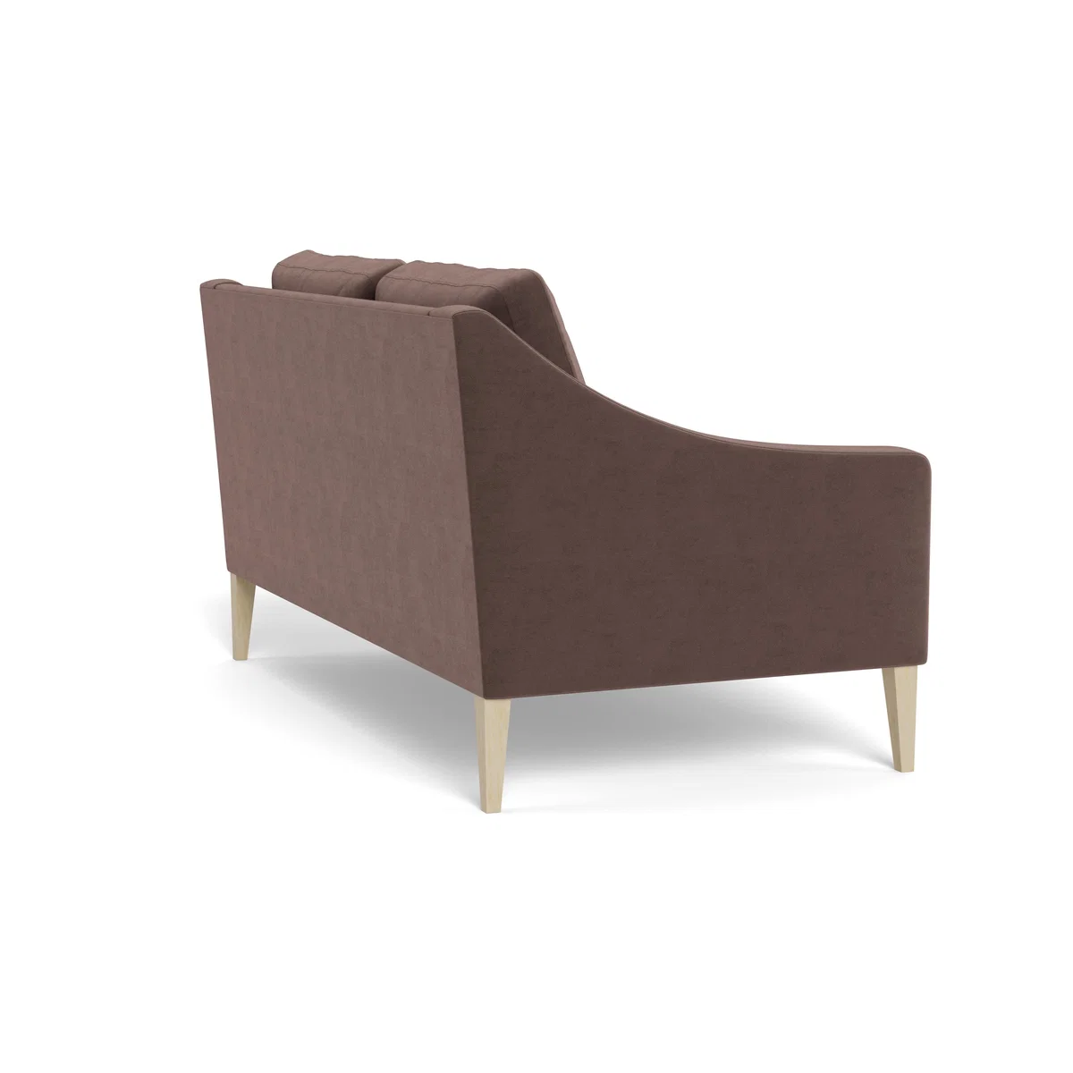 Heal's Richmond 2 Seater Sofa Velvet Mink Natural Feet - Heal's UK Furniture – image 4