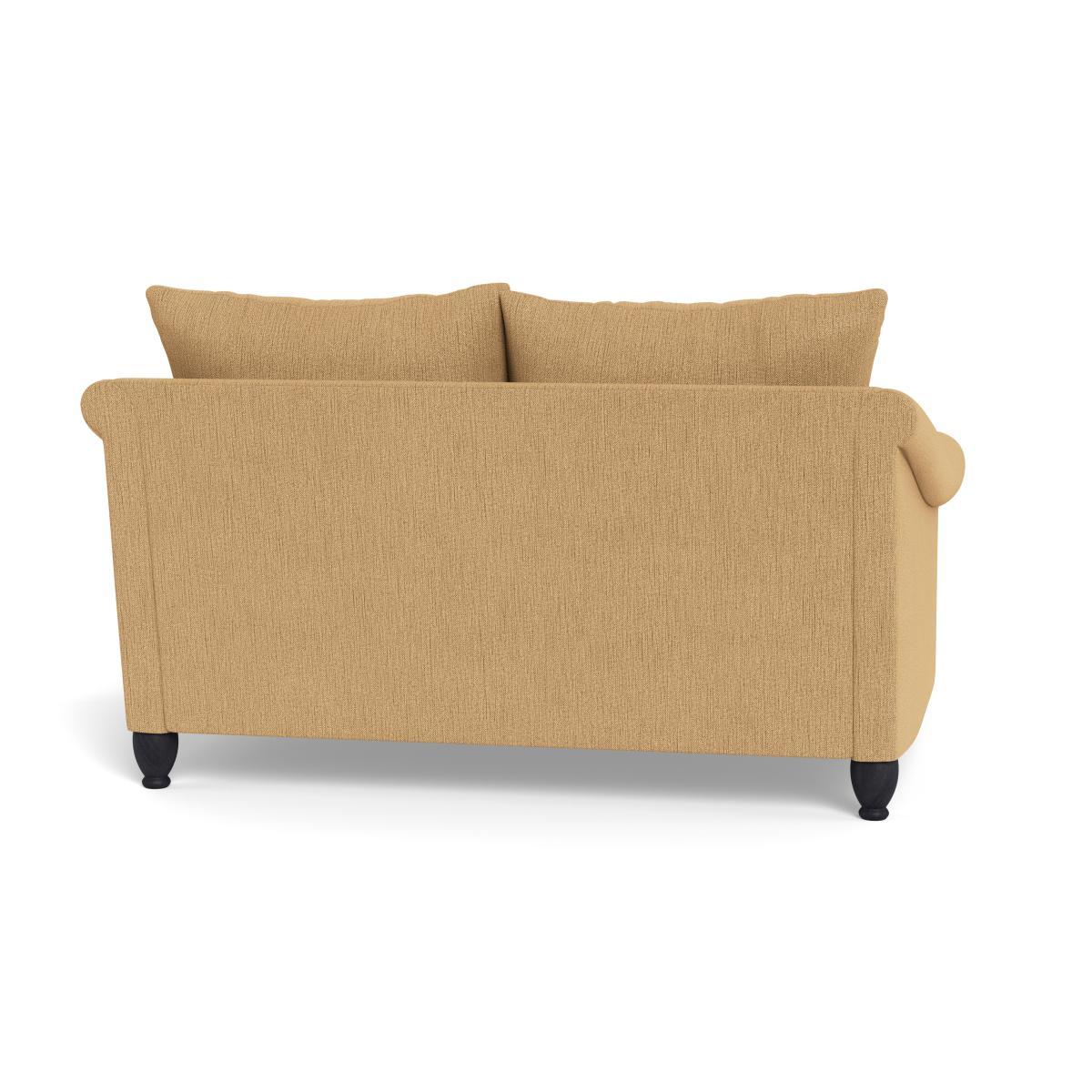 Heal's Devon 2 Seater Smart Linen Mix Sand Dark Brown Stain Beech Feet - Heal's UK Furniture – image 5
