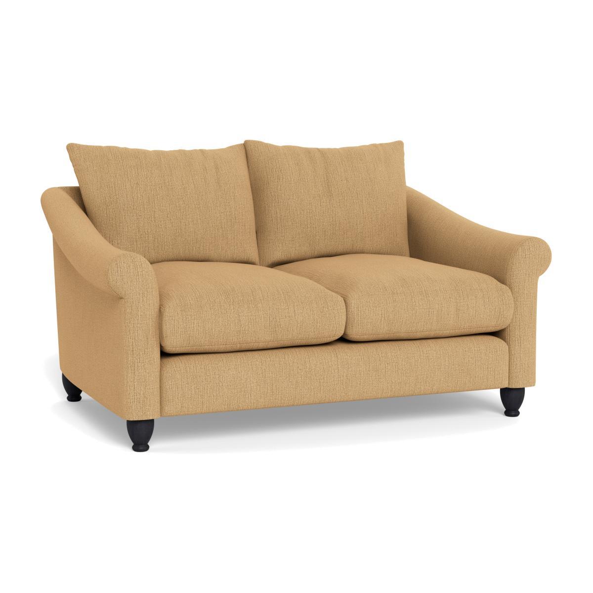 Heal's Devon 2 Seater Smart Linen Mix Sand Dark Brown Stain Beech Feet - Heal's UK Furniture – image 1