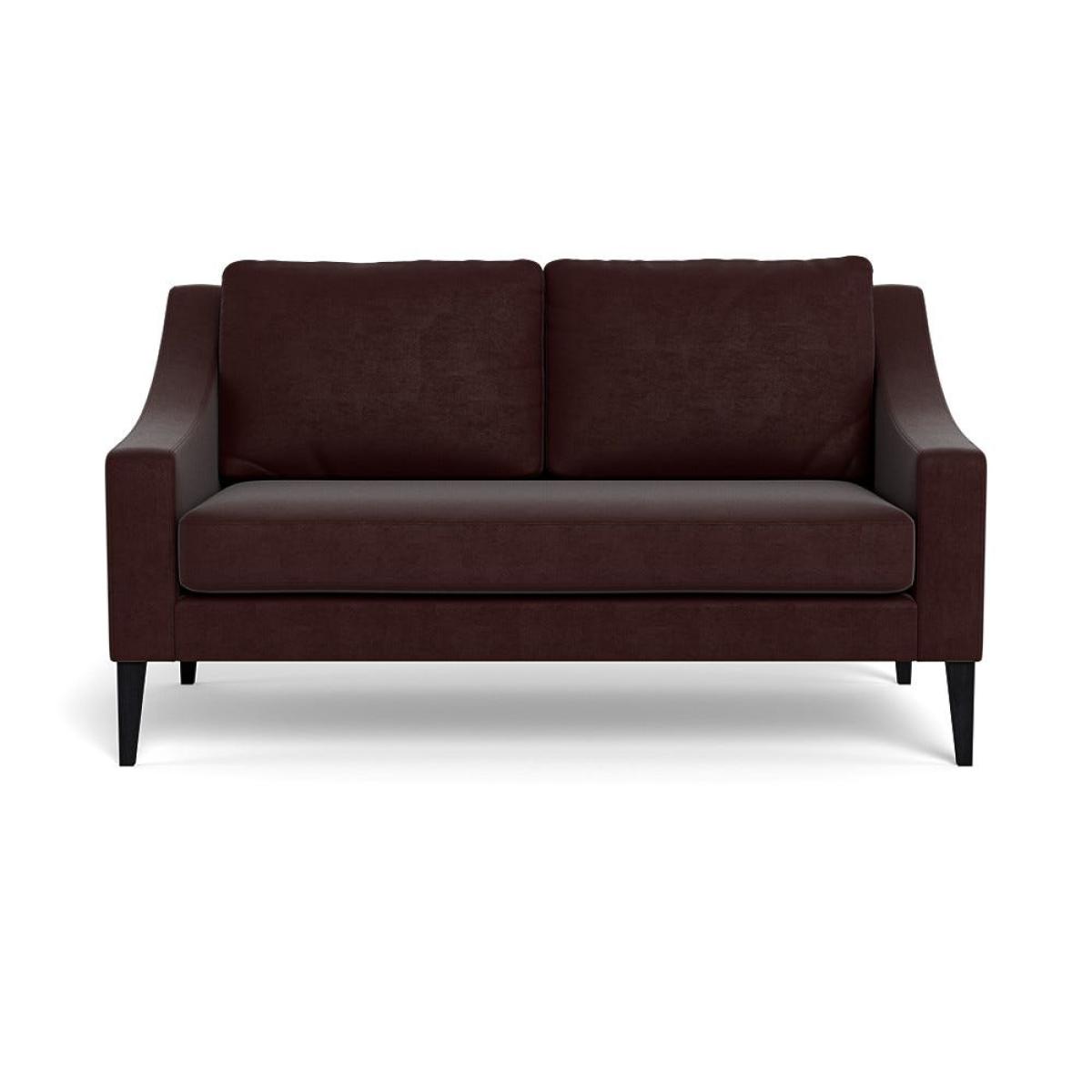Heal's Richmond 2 Seater Sofa Smart Luxe Velvet Acorn Black Beech Feet – image 2