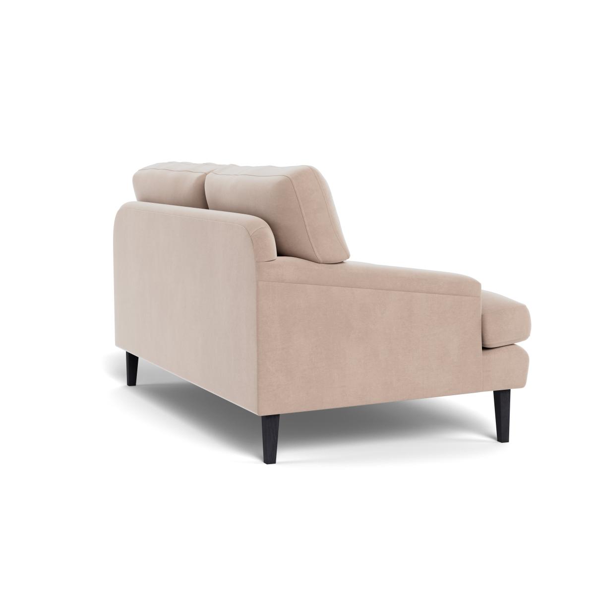 Heal's Stanton 2 Seater Sofa Smart Velvet Pebble Black Feet – image 5