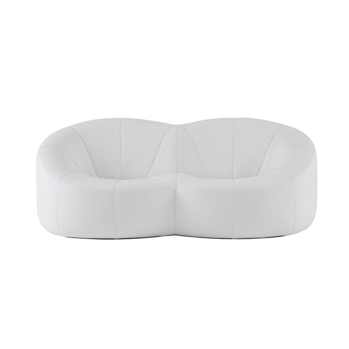 Ligne Roset Pumpkin 2 Seater Settee Indiana Blanc - Heal's UK Furniture – image 2