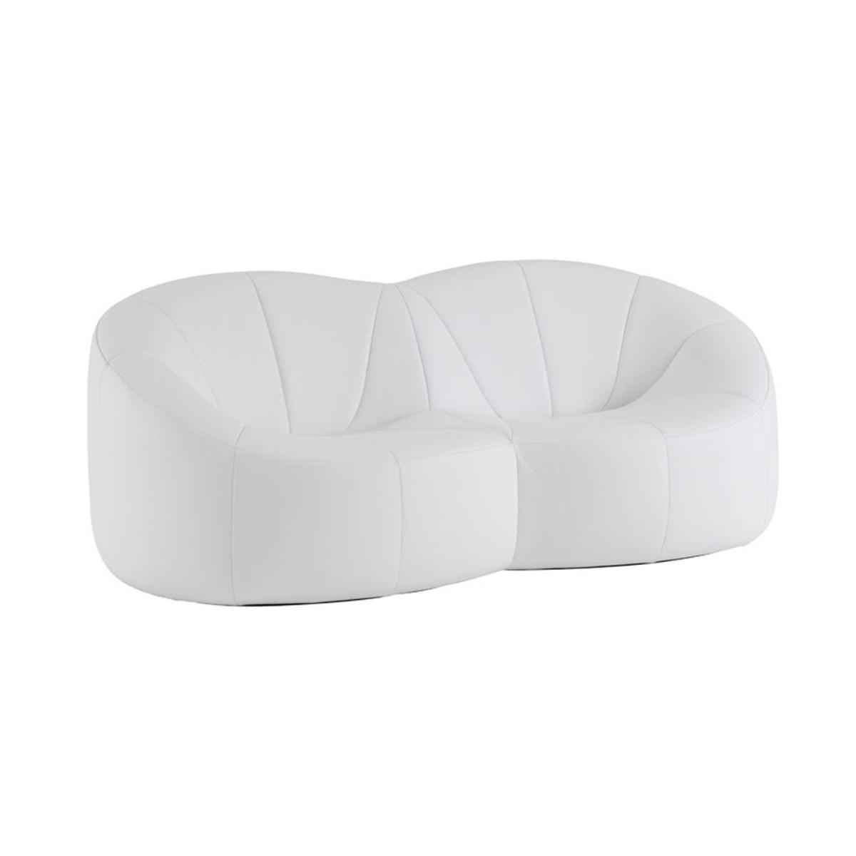 Ligne Roset Pumpkin 2 Seater Settee Indiana Blanc - Heal's UK Furniture – image 3
