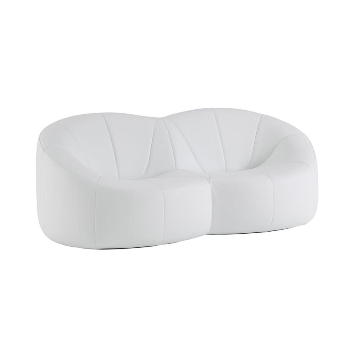 Ligne Roset Pumpkin 2 Seater Settee Indiana Blanc - Heal's UK Furniture – image 6