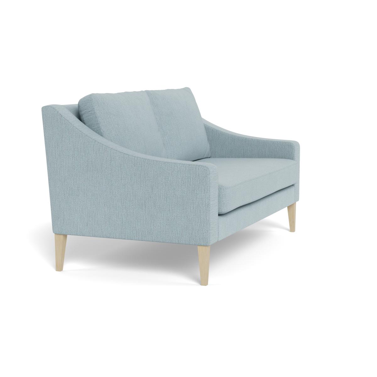 Heal's Richmond 2 Seater Sofa Smart Linen Mix Duck Egg Black Feet – image 3
