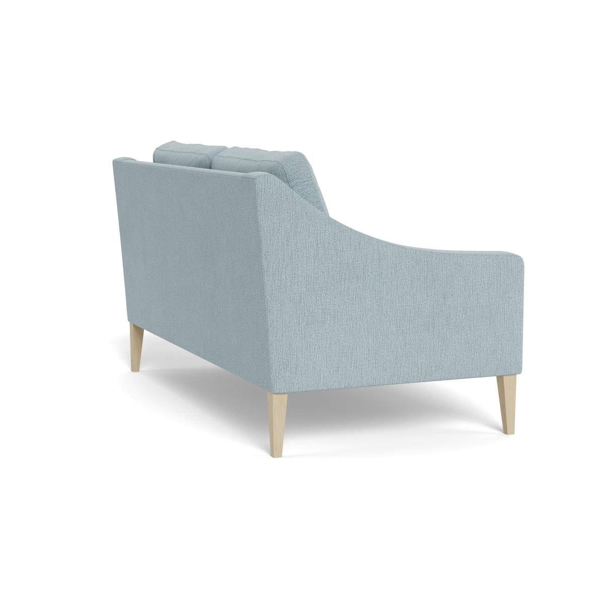 Heal's Richmond 2 Seater Sofa Smart Linen Mix Duck Egg Black Feet – image 5