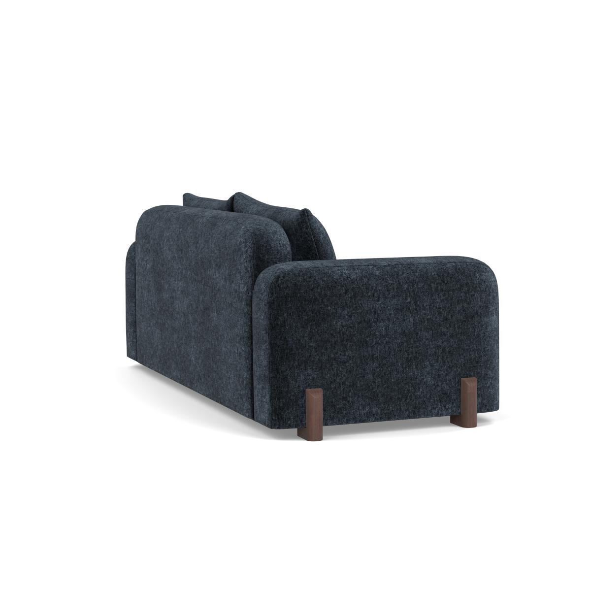 Heal's Nuvola 2 Seater Sofa Boucle Velvet Space Natural Oak Feet – image 4