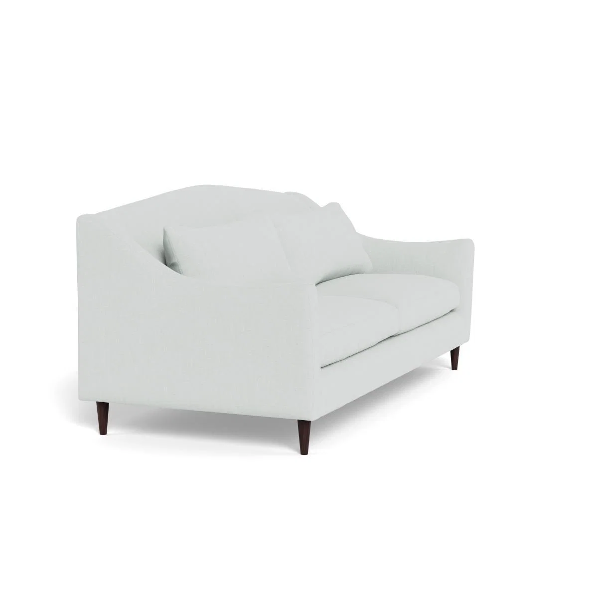 Heal's Somerset 4 Seater Sofa Broad Weave Tin Dark Stain - Heal's UK Furniture – image 2
