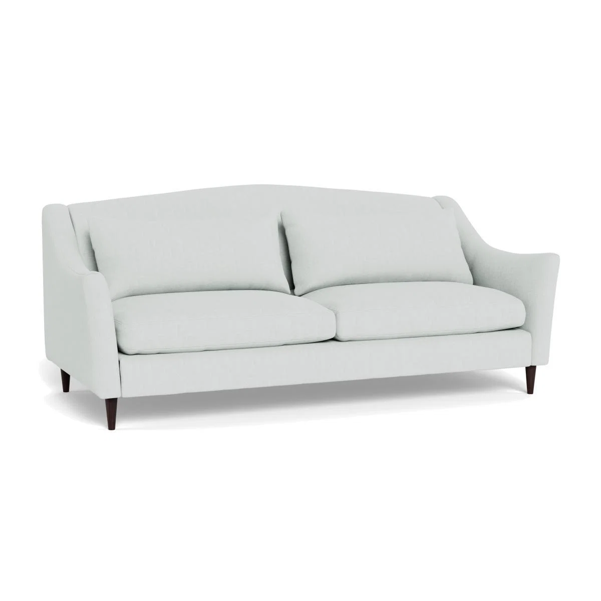 Heal's Somerset 4 Seater Sofa Broad Weave Tin Dark Stain - Heal's UK Furniture – image 1
