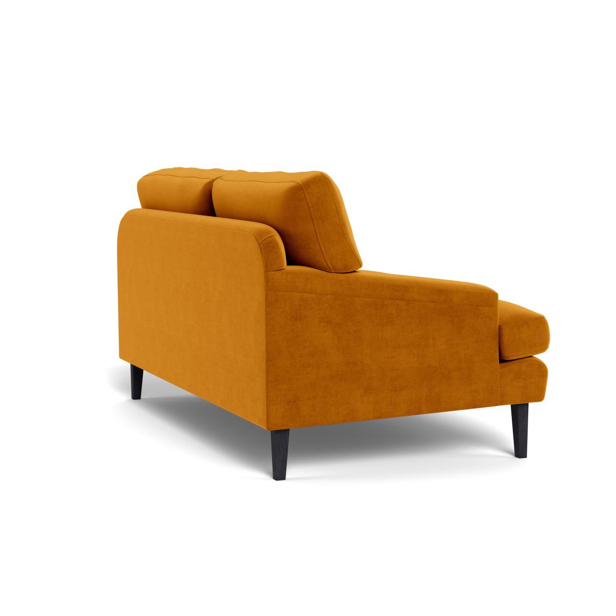 Heal's Stanton 2 Seater Sofa Smart Luxe Velvet Cognac Black Feet – image 5