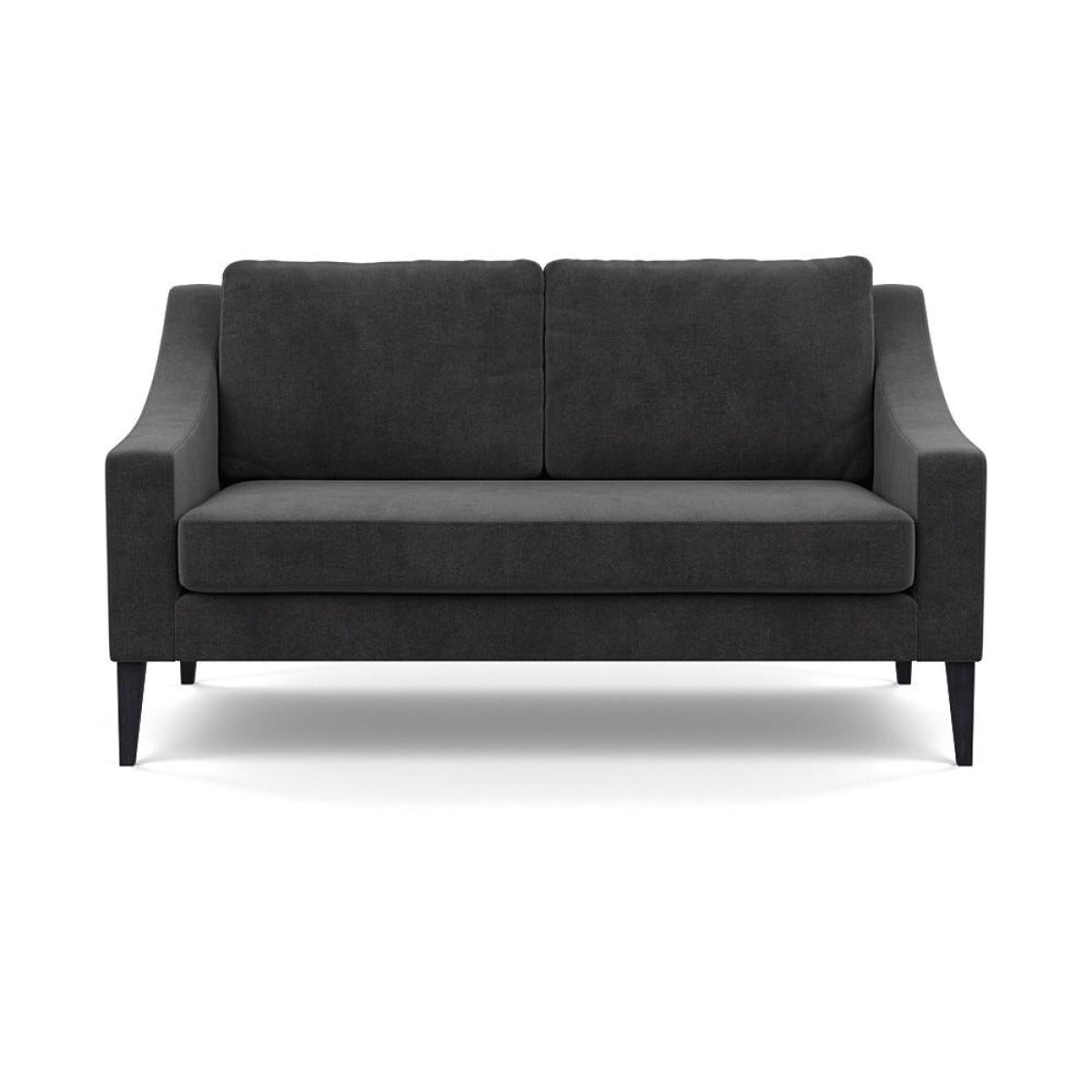 Heal's Richmond 2 Seater Sofa Smart Luxe Velvet Nickel Black Feet – image 2