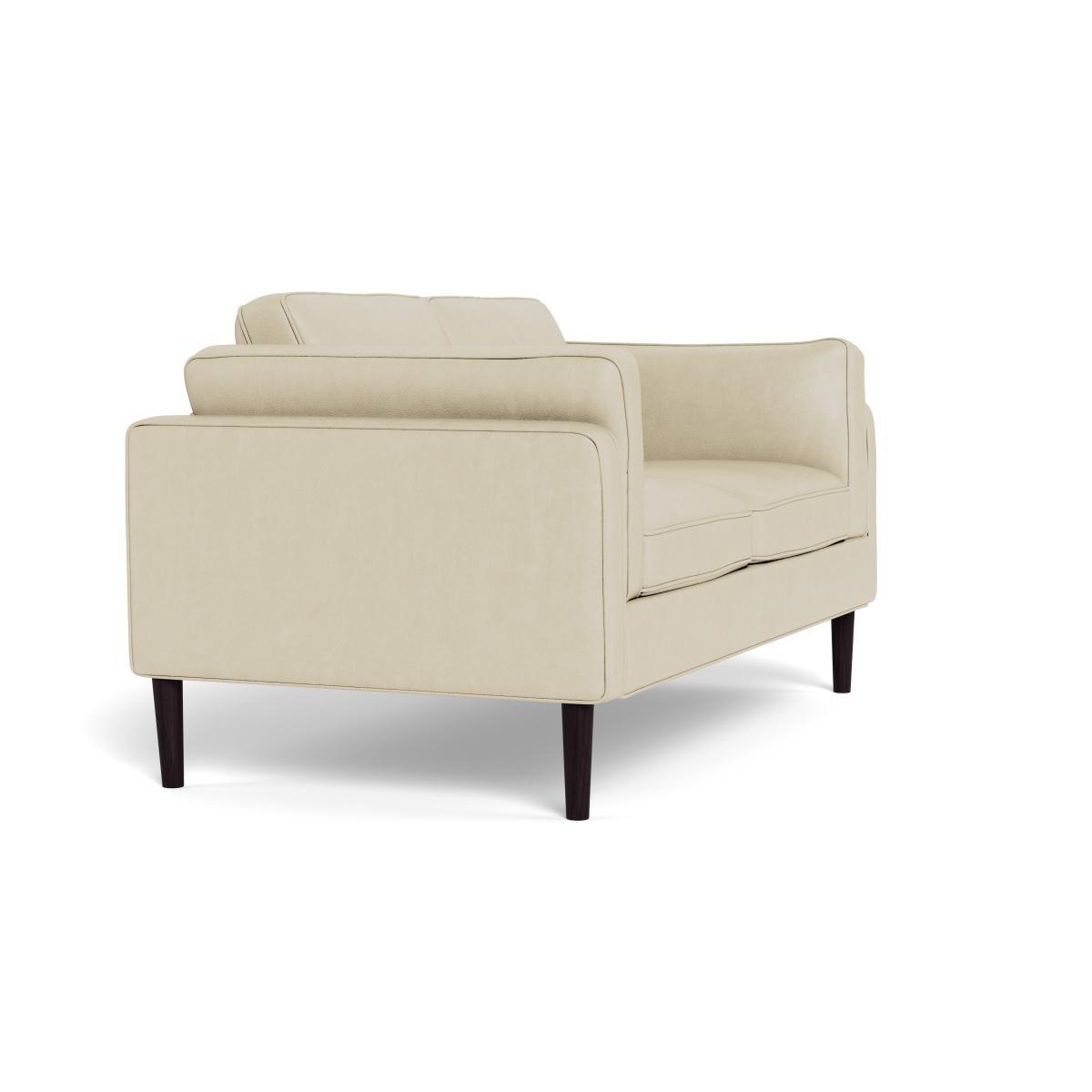 Heal's Sonno 2 Seater Leather Grain Storm 006 Walnut Feet - Heal's UK Furniture – image 2