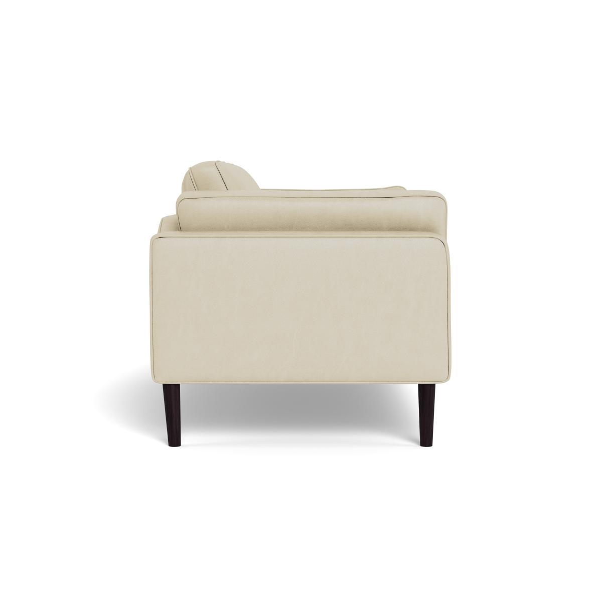 Heal's Sonno 2 Seater Leather Grain Storm 006 Walnut Feet - Heal's UK Furniture – image 3