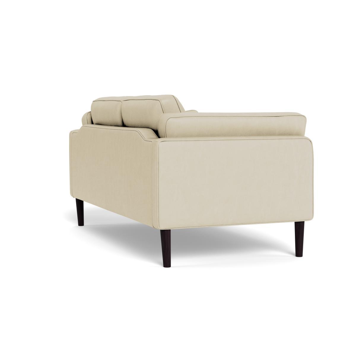 Heal's Sonno 2 Seater Leather Grain Storm 006 Walnut Feet - Heal's UK Furniture – image 4
