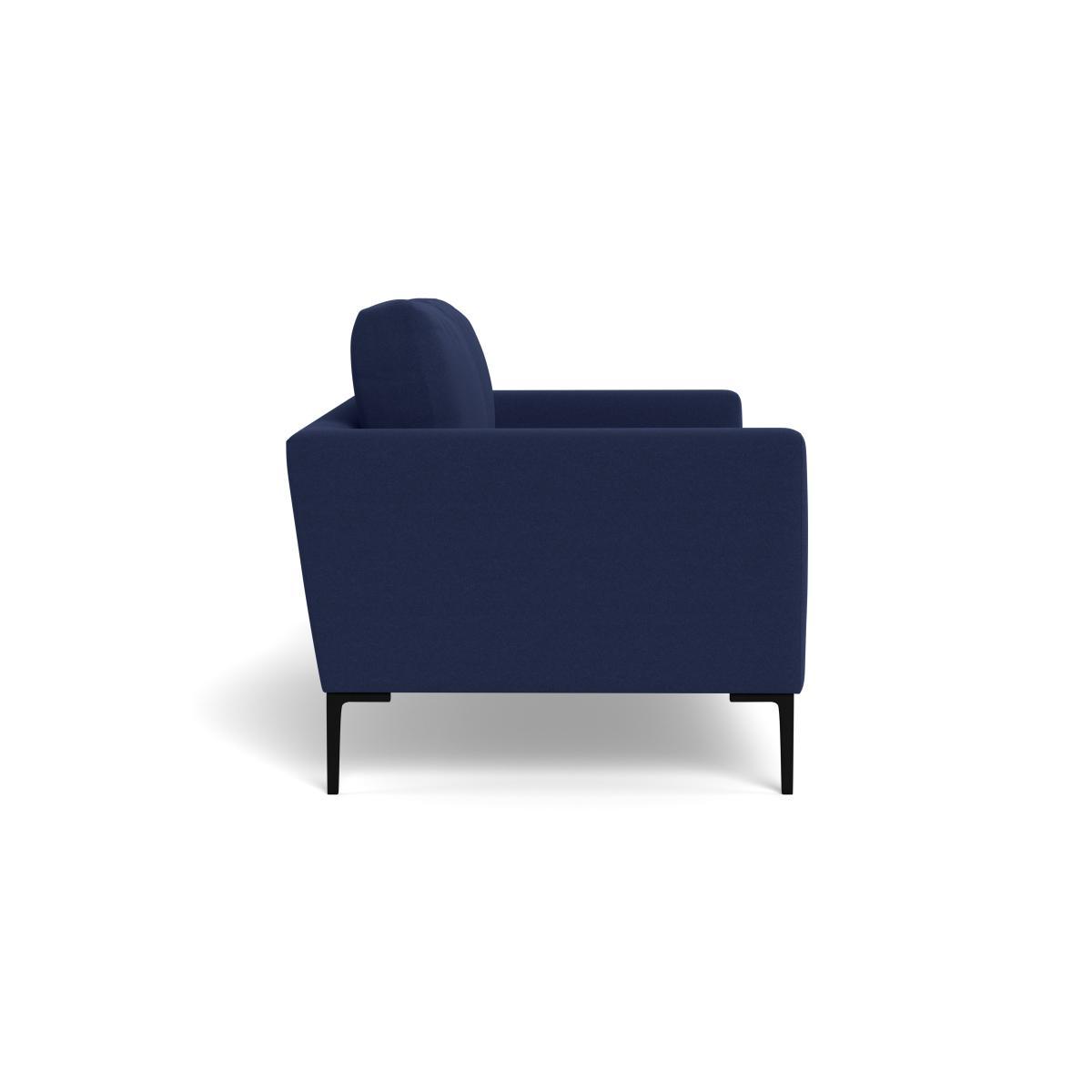 Heal's Eton 2 Seater Sofa Melton Wool New Navy Brass Feet - Heal's UK Furniture – image 3