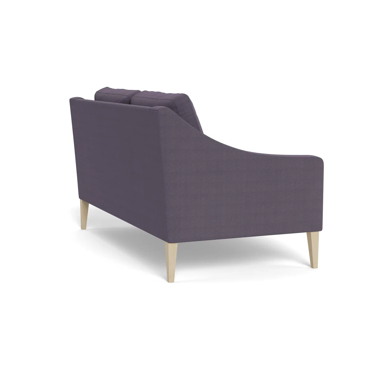 Heal's Richmond 2 Seater Sofa Linen Shadow Walnut Feet – image 5