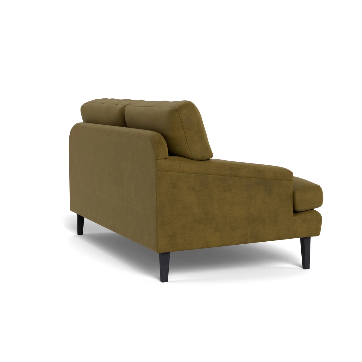 Heal's Stanton 2 Seater Sofa Smart Luxe Velvet Peridot Black Feet – image 5