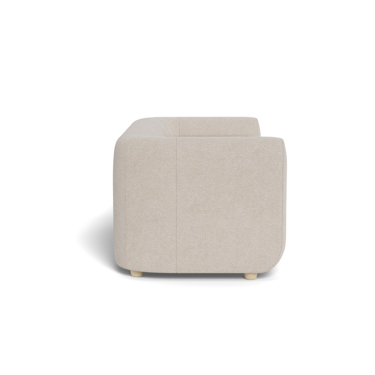 Heal's Lilli 2 Seater Sofa Texture Limestone Natural Ash Feet - Heal's UK Furniture – image 3