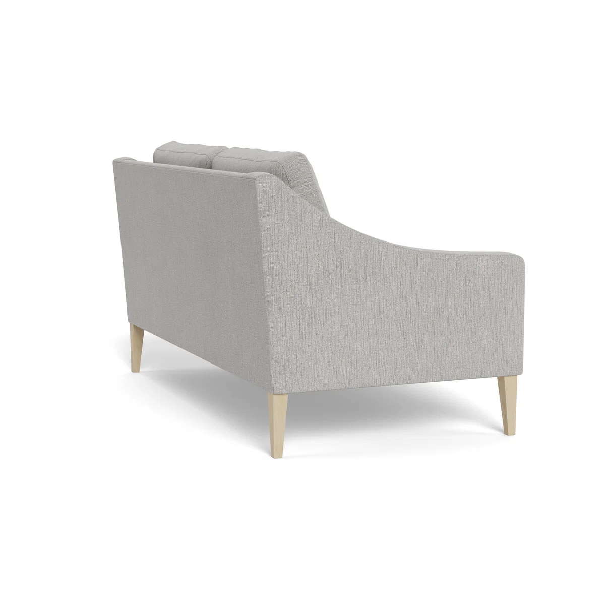 Heal's Richmond 2 Seater Sofa Smart Linen Mix Silver Tinted Ash Feet - Heal's UK Furniture – image 4