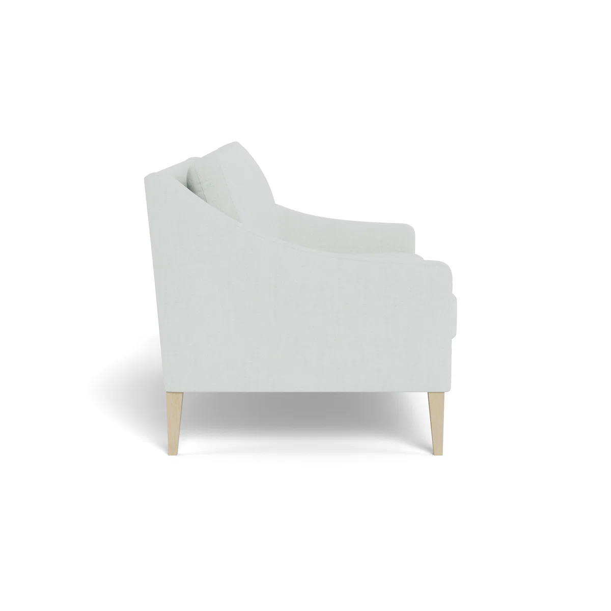 Heal's Richmond 2 Seater Sofa Smart Velvet Pacific Tinted Ash - Heal's UK Furniture – image 3