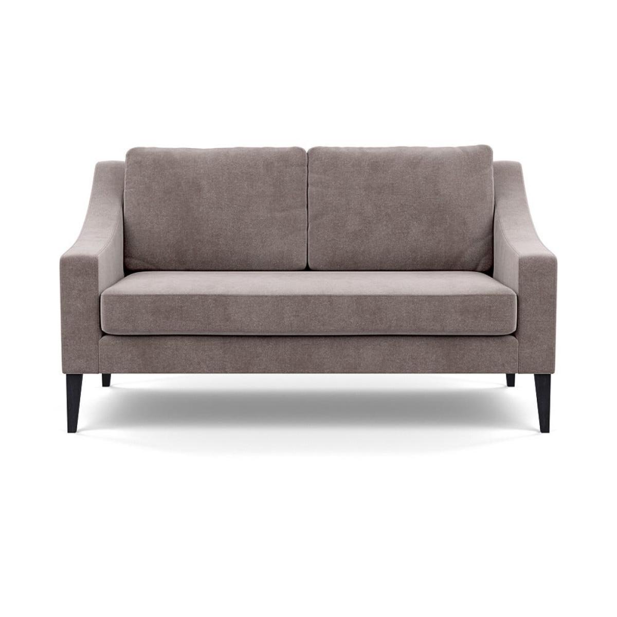 Heal's Richmond 2 Seater Sofa Smart Luxe Velvet Mushroom Black Feet – image 2