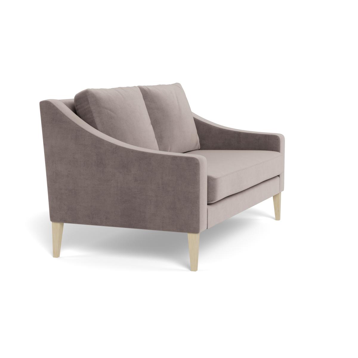 Heal's Richmond 2 Seater Sofa Smart Luxe Velvet Mushroom Black Feet – image 3