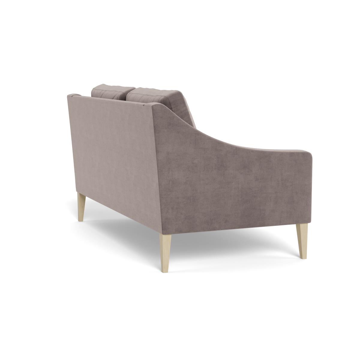 Heal's Richmond 2 Seater Sofa Smart Luxe Velvet Mushroom Black Feet – image 5