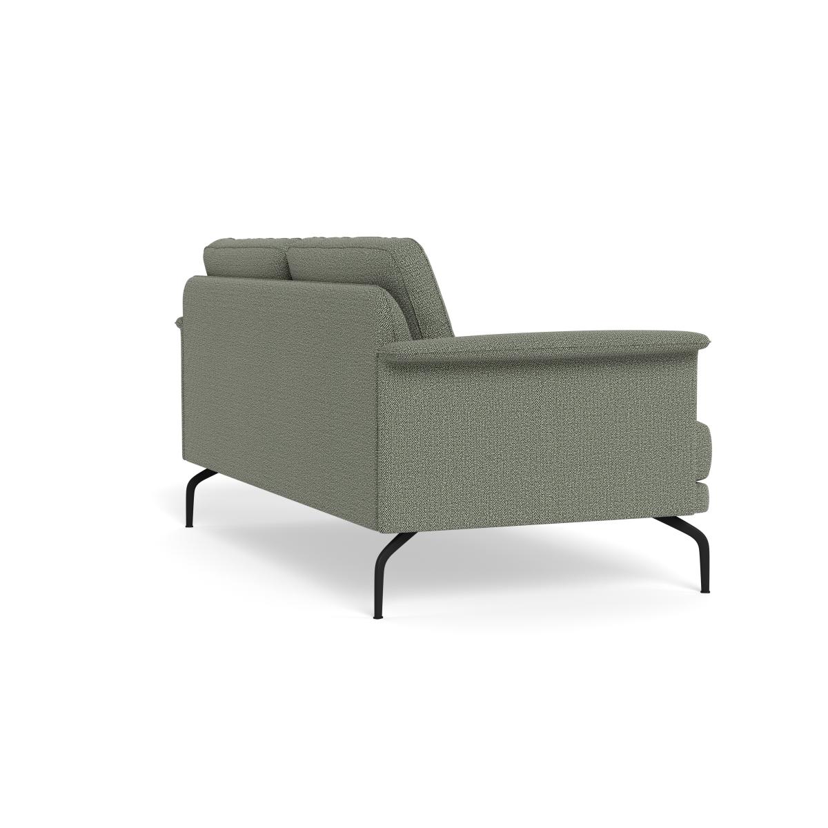 Heal's Iver 2 Seater Sofa Boucle Tweed Lapis Black Feet – image 4