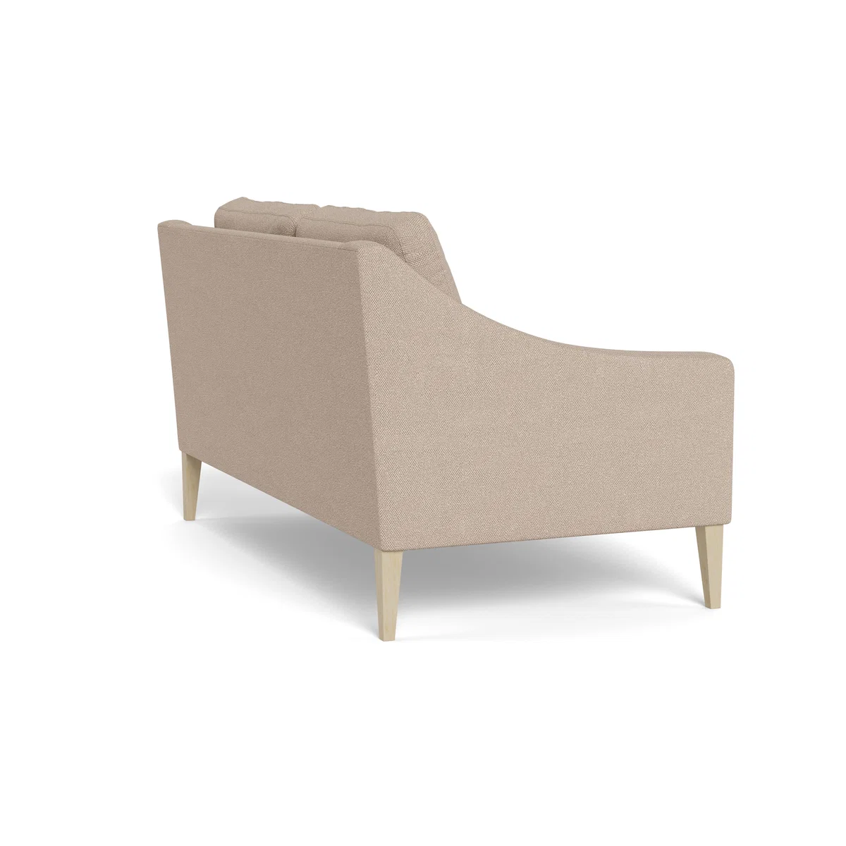 Heal's Richmond 2 Seater Sofa Boucle Tweed Pearl Black Beech Feet – image 4