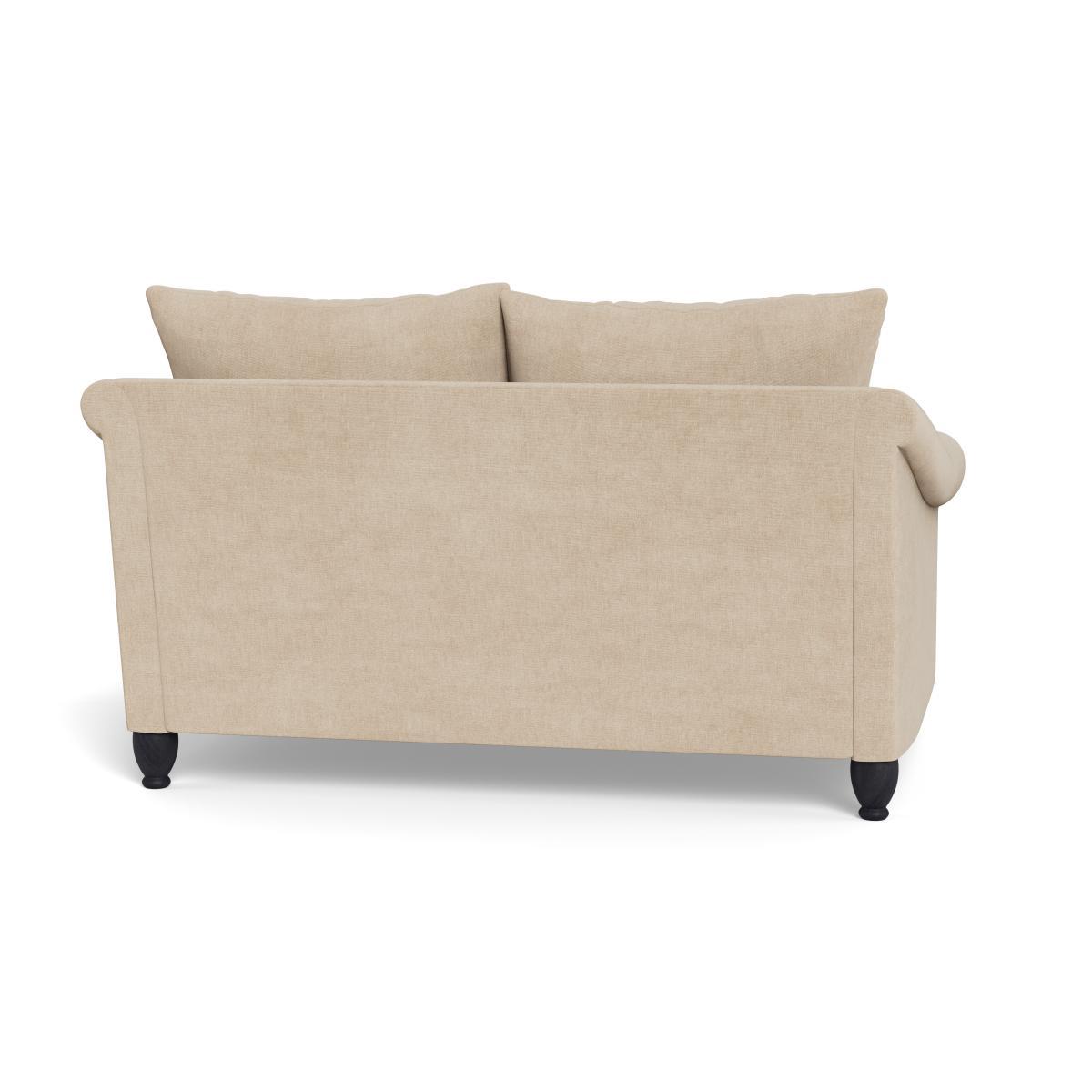 Heal's Devon 2 Seater Brushed Cotton Oat Walnut Stain Beech Feet - Heal's UK Furniture – image 5