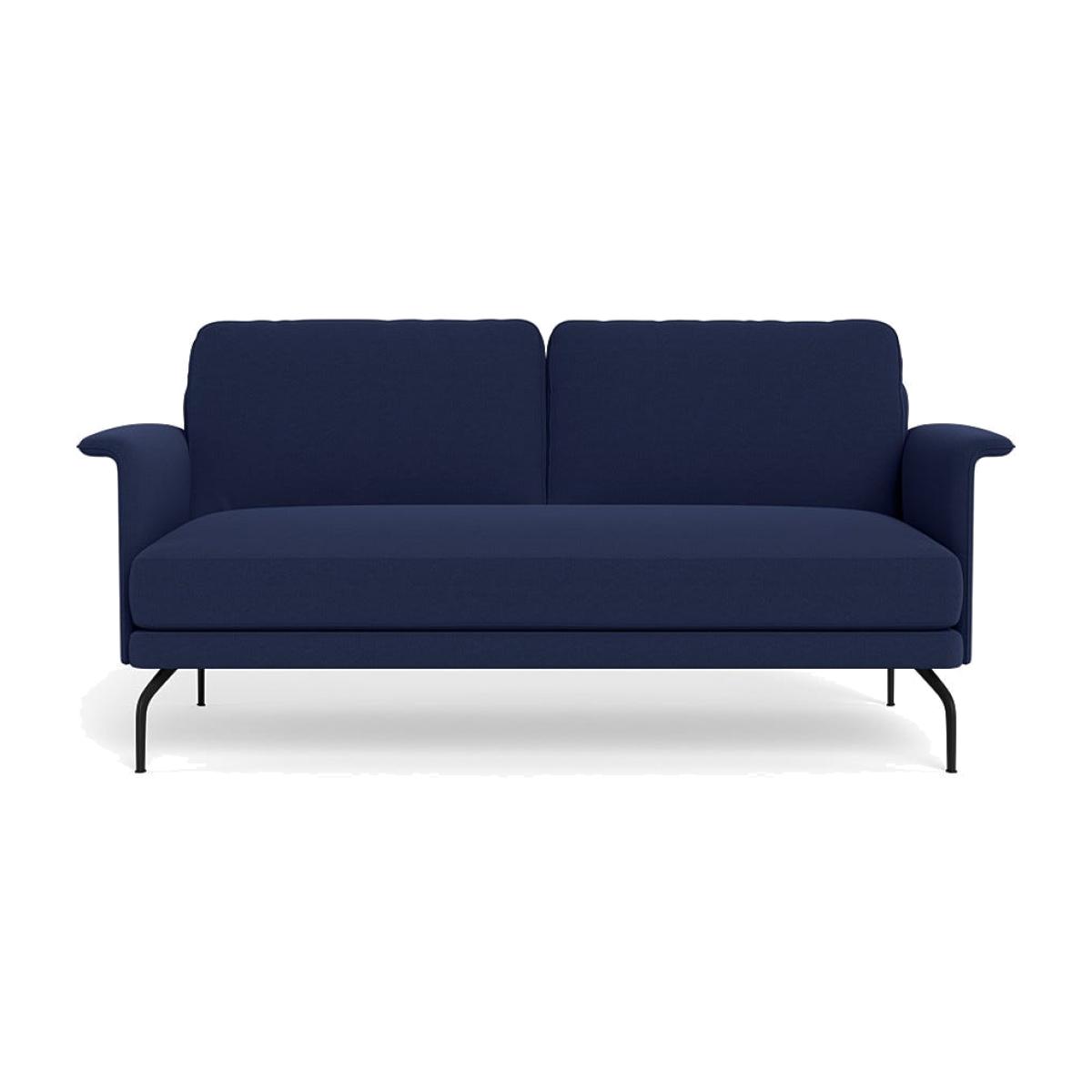 Heal's Iver 2 Seater Sofa Melton Wool New Navy Black Feet – image 1
