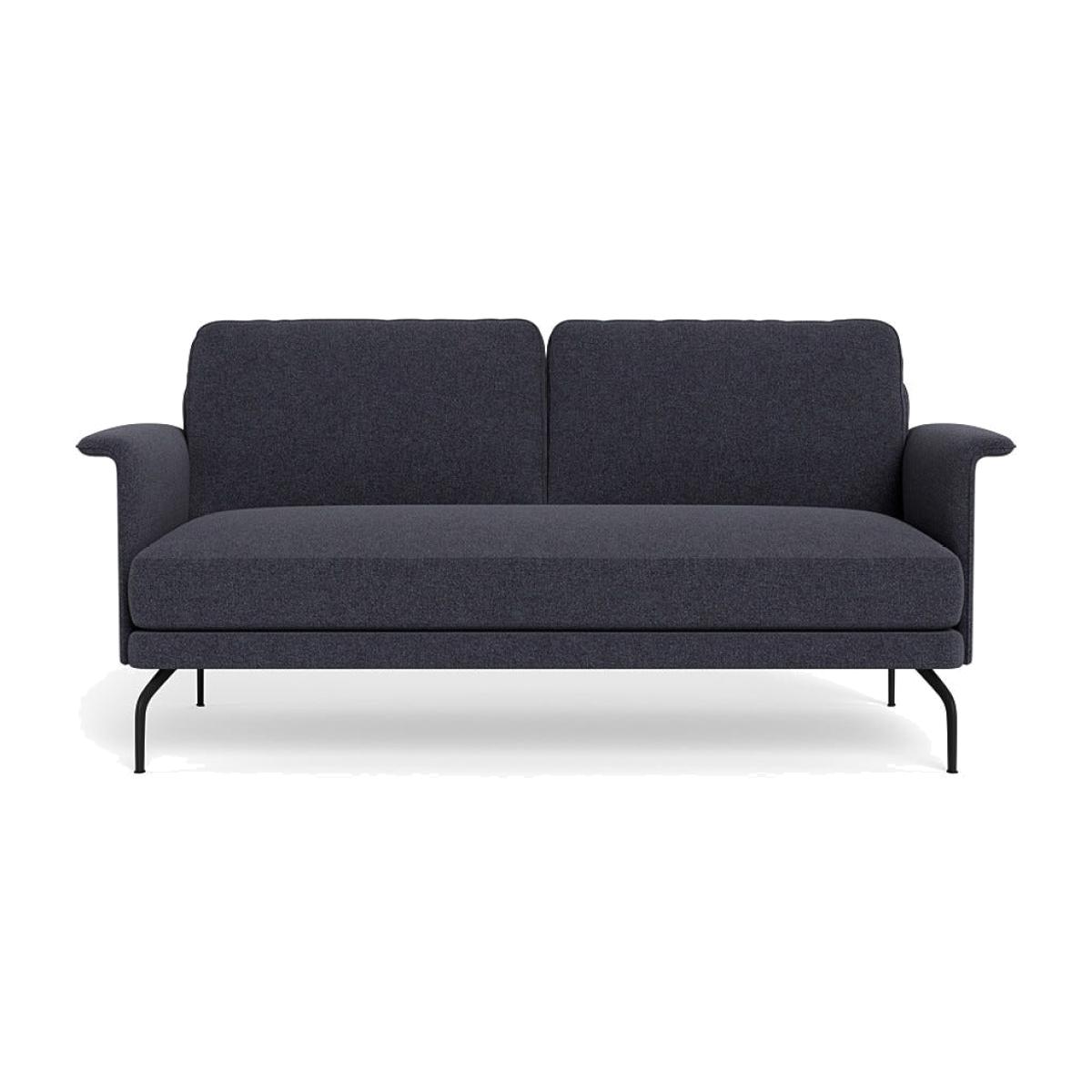 Heal's Iver 2 Seater Sofa Texture Soot Black Feet – image 1
