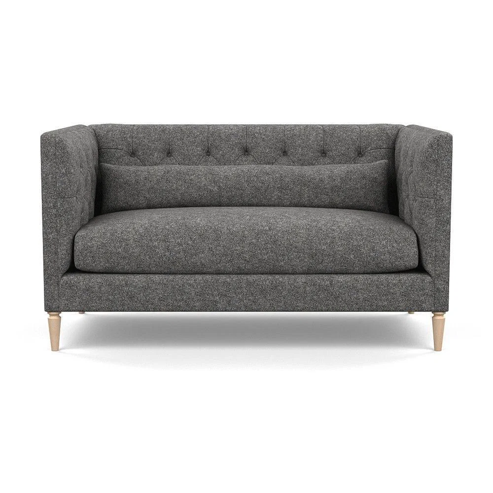 Heal's Balmoral 2 Seater Sofa Linen Shadow Natural Feet - Heal's UK Furniture – image 2