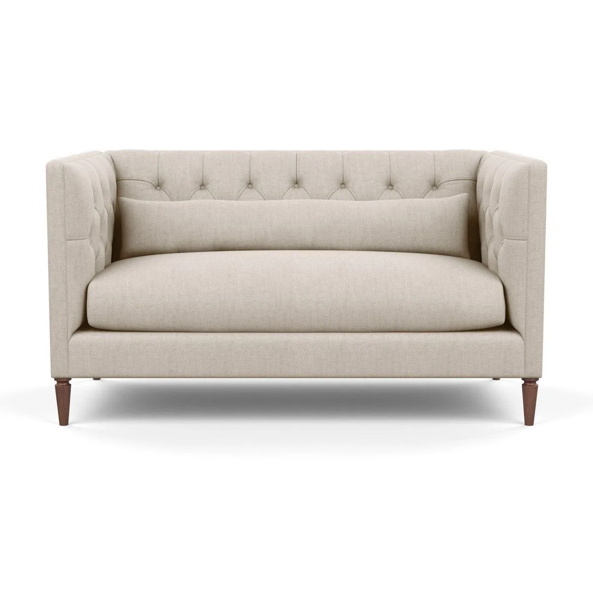 Heal's Balmoral 2 Seater Sofa Linen Shadow Natural Feet - Heal's UK Furniture – image 102