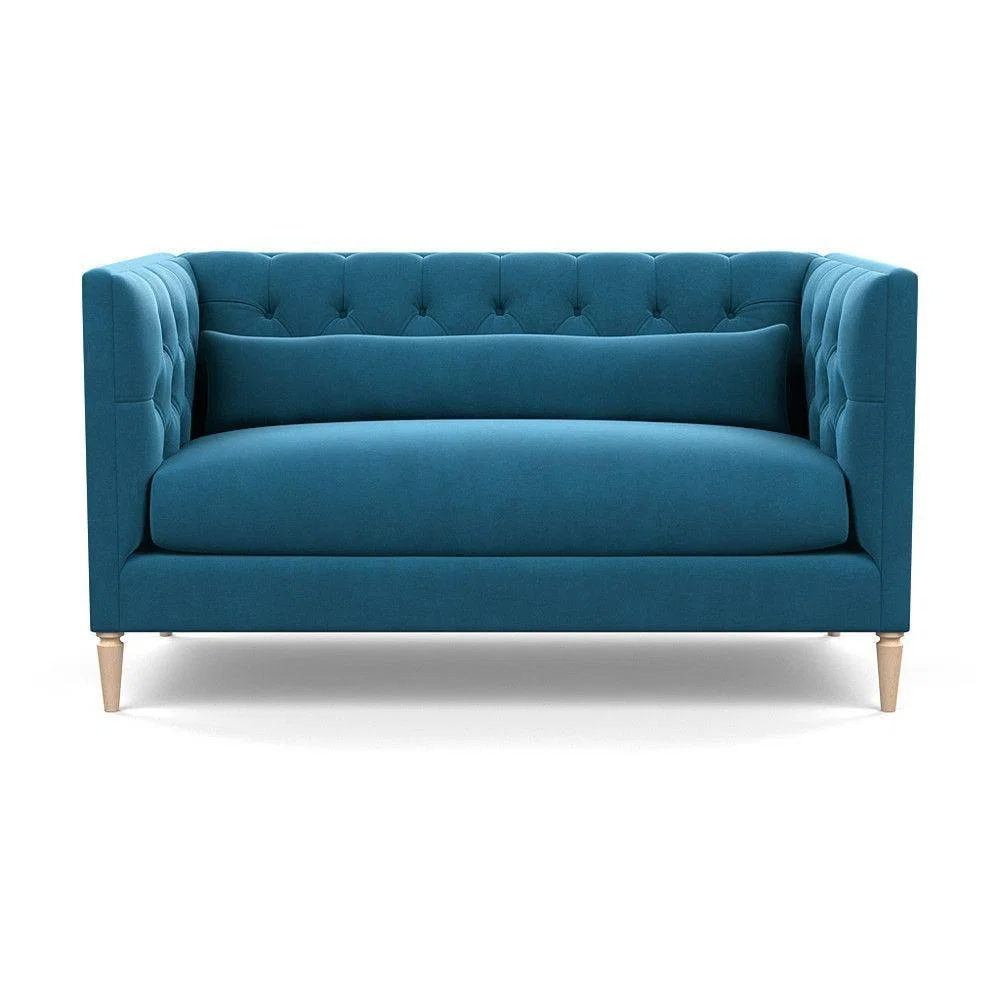 Heal's Balmoral 2 Seater Sofa Linen Shadow Natural Feet - Heal's UK Furniture – image 104