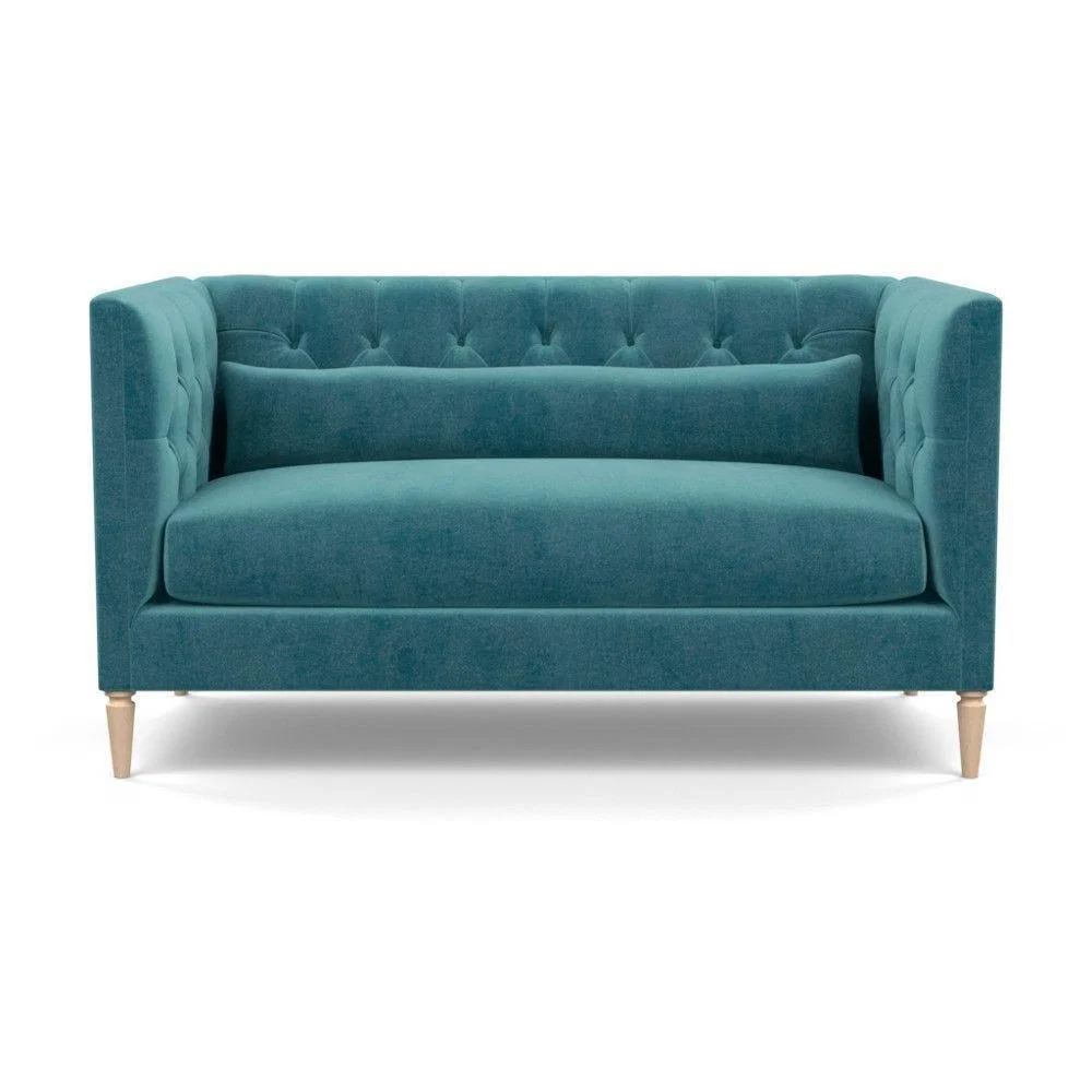 Heal's Balmoral 2 Seater Sofa Linen Shadow Natural Feet - Heal's UK Furniture – image 105