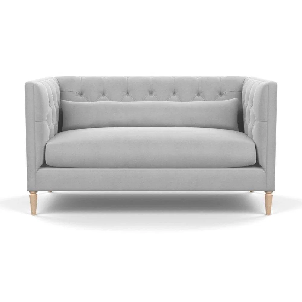 Heal's Balmoral 2 Seater Sofa Linen Shadow Natural Feet - Heal's UK Furniture – image 22