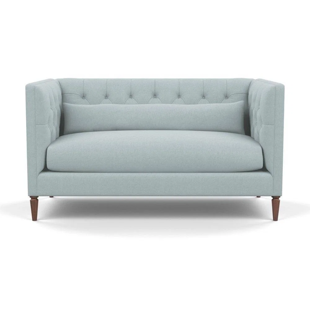Heal's Balmoral 2 Seater Sofa Linen Shadow Natural Feet - Heal's UK Furniture – image 4