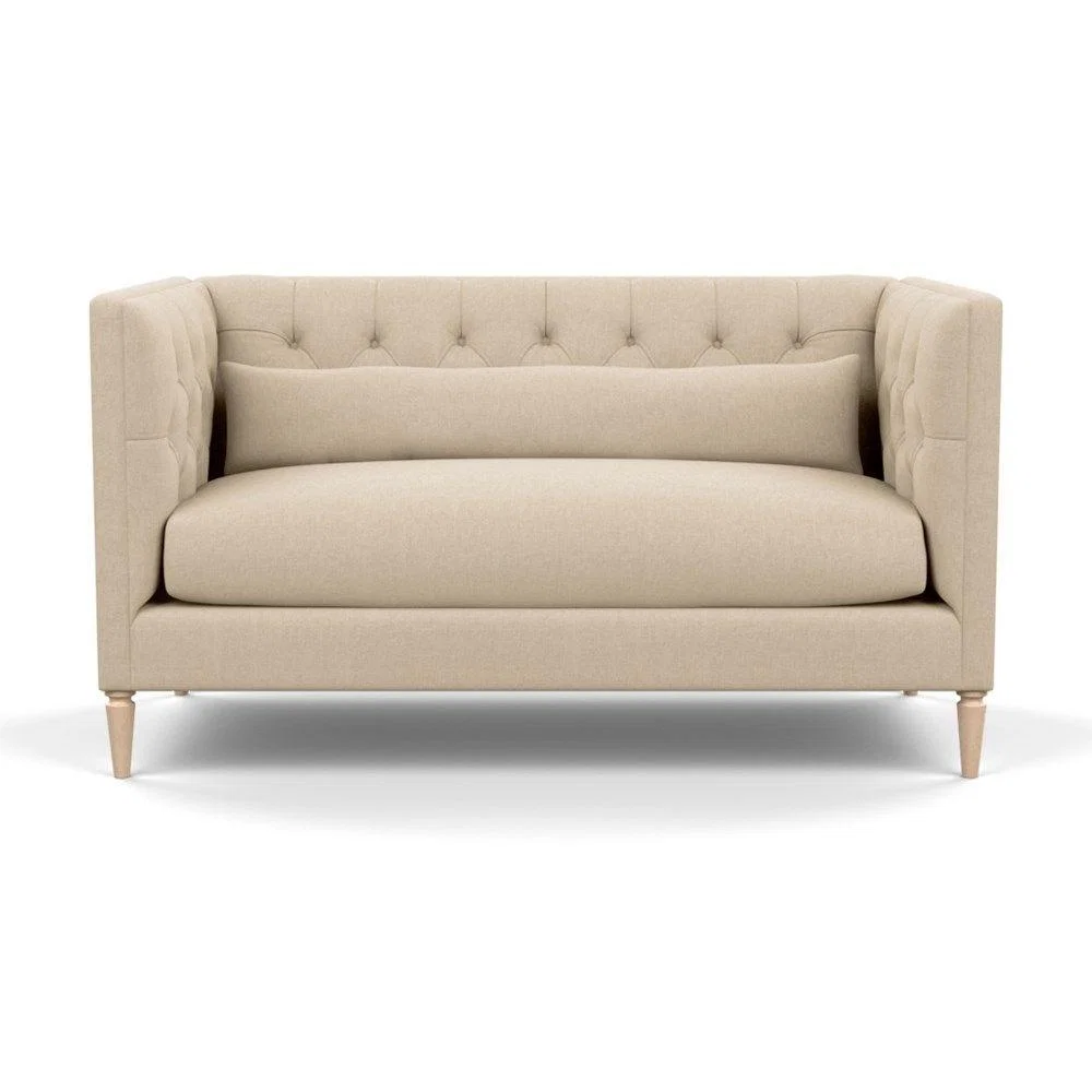 Heal's Balmoral 2 Seater Sofa Linen Shadow Natural Feet - Heal's UK Furniture – image 32