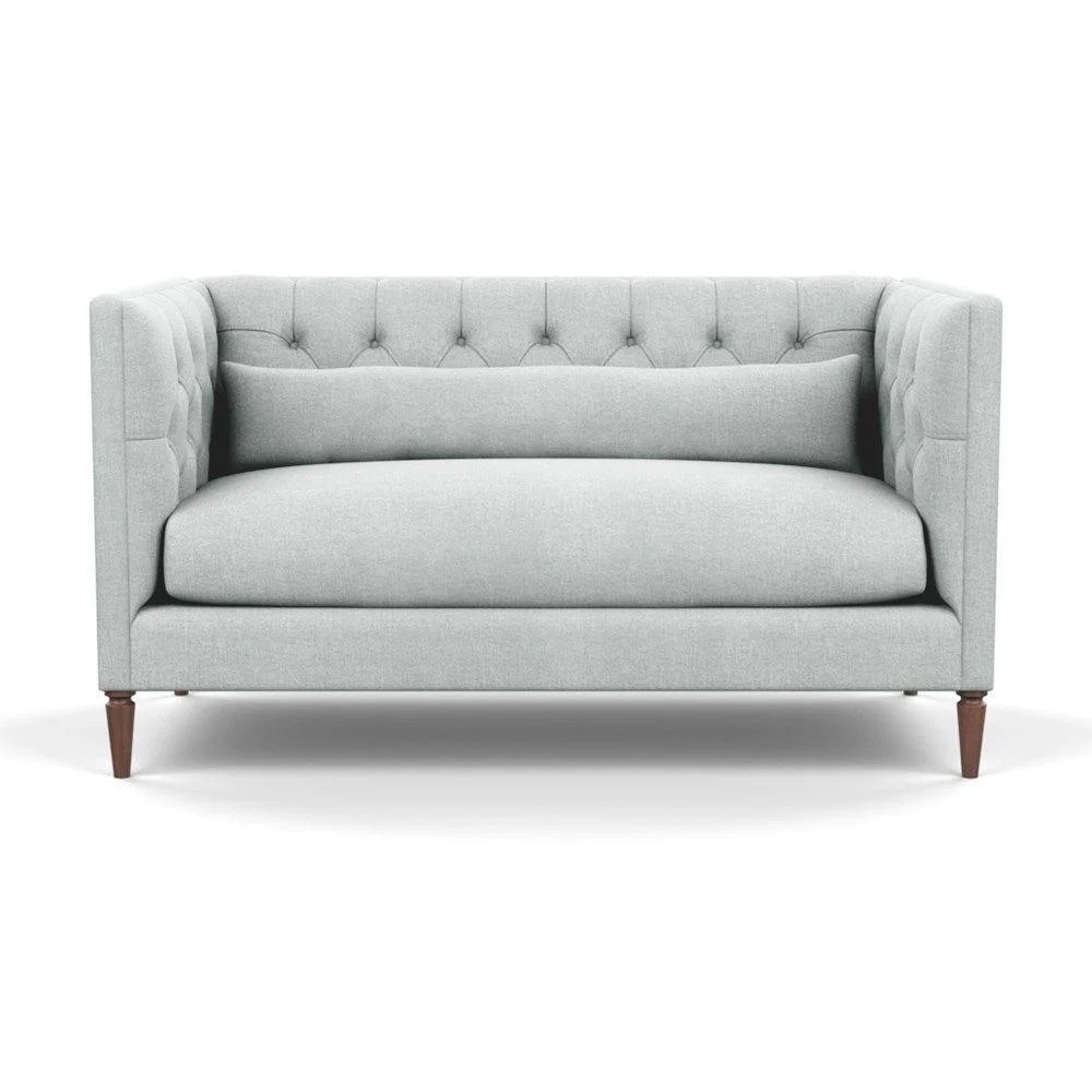 Heal's Balmoral 2 Seater Sofa Linen Shadow Natural Feet - Heal's UK Furniture – image 46
