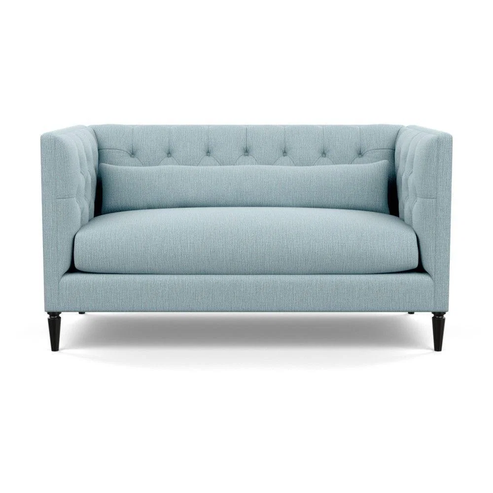 Heal's Balmoral 2 Seater Sofa Linen Shadow Natural Feet - Heal's UK Furniture – image 52