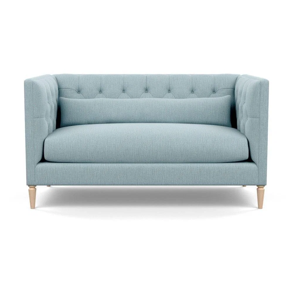 Heal's Balmoral 2 Seater Sofa Linen Shadow Natural Feet - Heal's UK Furniture – image 59