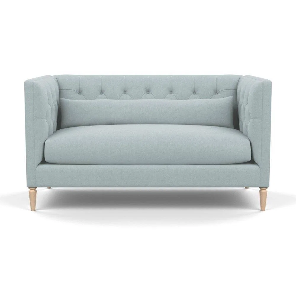 Heal's Balmoral 2 Seater Sofa Linen Shadow Natural Feet - Heal's UK Furniture – image 69